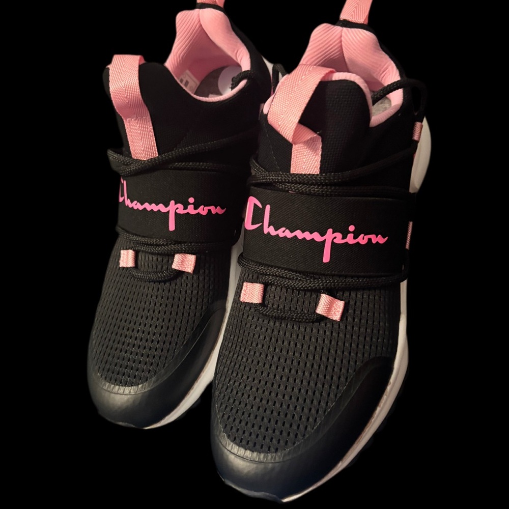 Champion Black and Pink Athletic Shoes